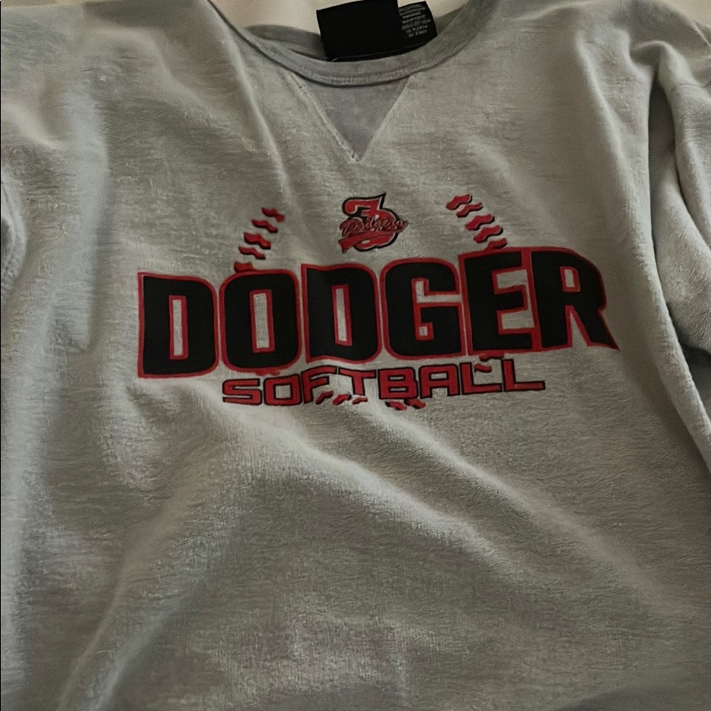 Dodger Softball Gray Sweatshirt